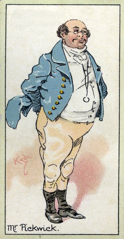 Mr Pickwick, hero of 